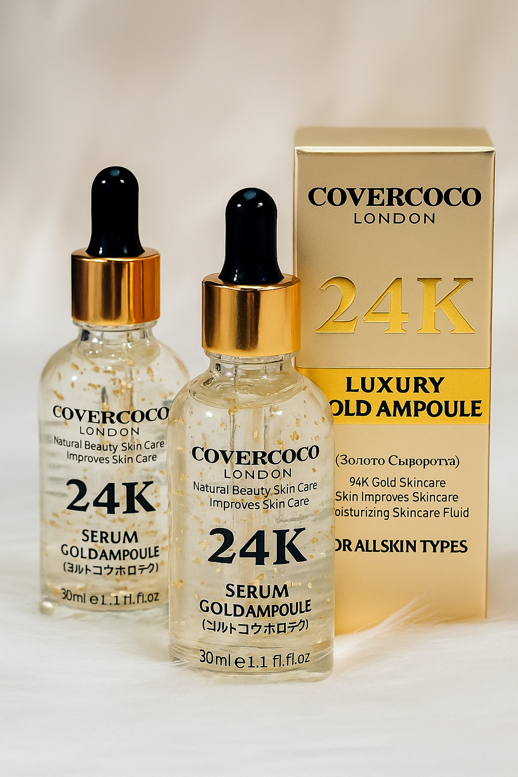 Overcoco 24K Gold Luxury Ampoule Serum