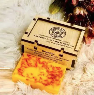 Golden Madaina Saffron Goat Milk Soap