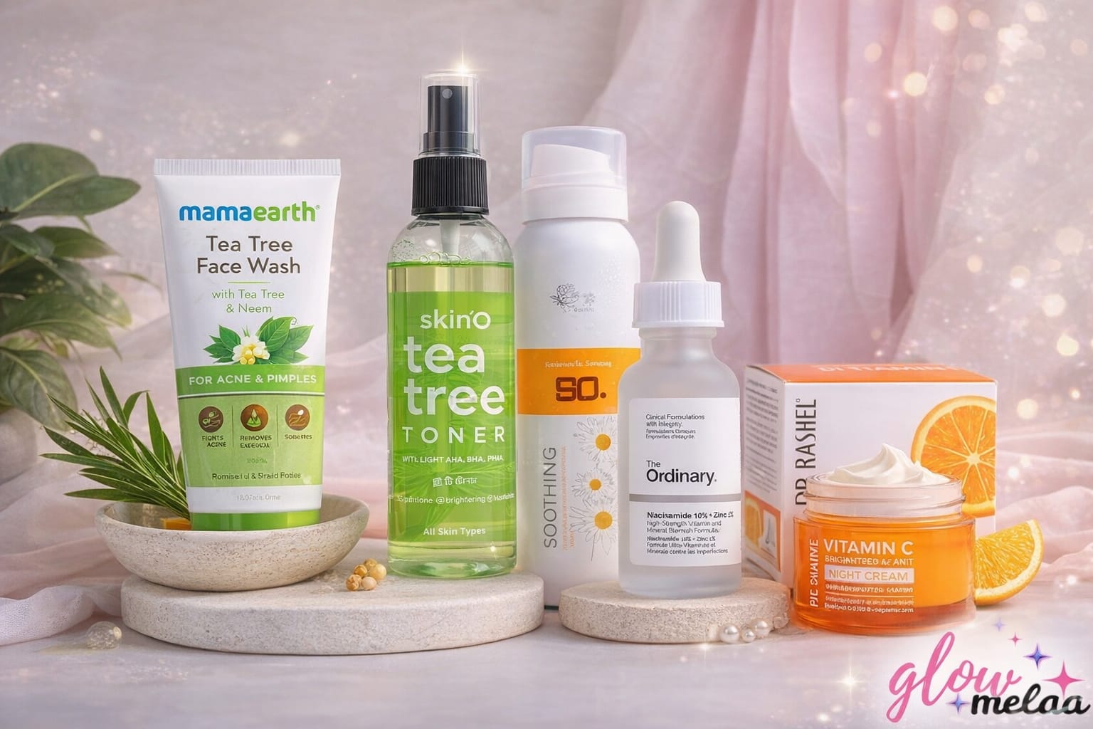 🌿 Glowmelaa Skincare Combo – All-in-One Glow! ✨